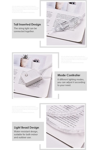 Led Dize Işıkları Ev Yatak Odası Pencere Perdesi Noel Partisi Düğün Festivali Dekoratif Dize Lamba