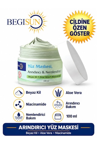 Yüz Maskesi Aloe Vera Niacinamide Leke Karşıtı 100 Ml