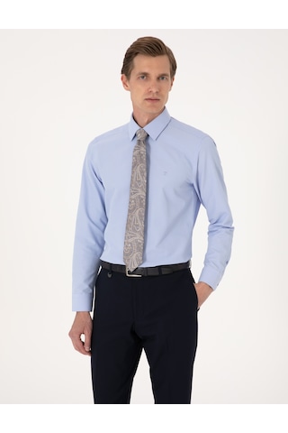 Pierre Cardin Erkek Mavi Gömlek Basic 50316734-vr036 Mavi