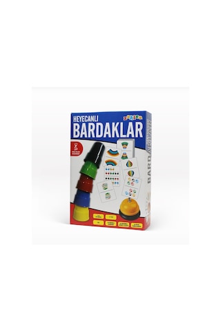 Zekice Zekice Heyecanlı Bardaklar Eğitici Kutu Oyunu.