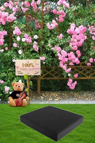 Sandalye- Koltuk Minderi Bahçe Minderi & Balkon Minderi Bank Minderi 50x50x8 Cm Gri