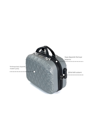 Reymond Luggage Piramit Abs Makyaj Valizi