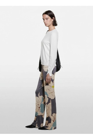 Sisley Kaşmir Karışımlı Regular Fit Kazak Kadın Krem Kazak - 325a102hm100f