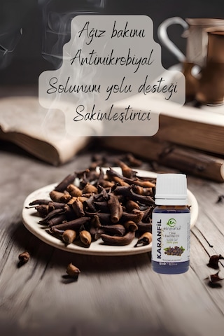 Einnatur Karanfil Uçucu Yağı %100 Saf Syzygium Aromaticum Essential Oil Clove Oil Öjenol 10 ML