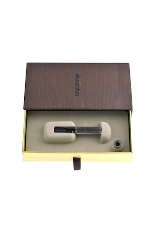 Denicotea 25010 Karbon Filtreli 6-9mm Lüks Slim Sig.ağızlığı Titanium Şeffaf