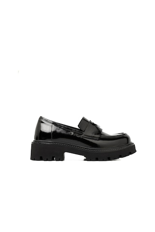Nero Black Sneaker Günlük Kadın 25k11768xr Vergelio Vernice Nero Bej