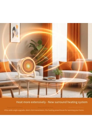 Trendooze 220v Masaüstü Taşınabilir Isıtıcı Yatak Odası Ofis Yurt Koyu Renk Model