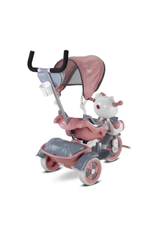 135 Kety 3 Üçteker İtmeli Bebek & Çocuk Bisiklet Pastel Pembe