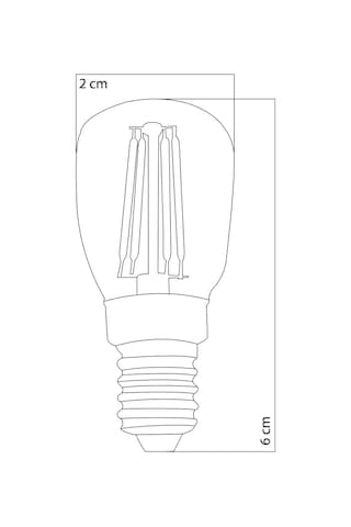 Heka Led Rustik Ampul E14 C7 Ampul 2w 2700k Gün Işığı