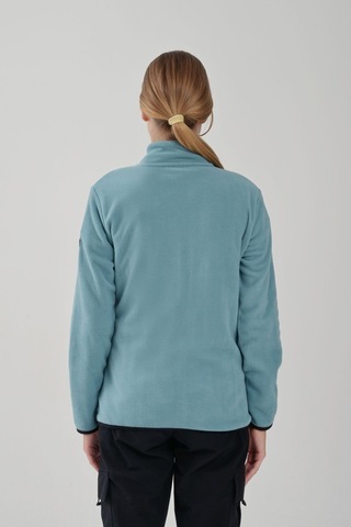 Exuma Kadın Mınt Tam Fermuarlı Polar 2322003-nane Yeşil