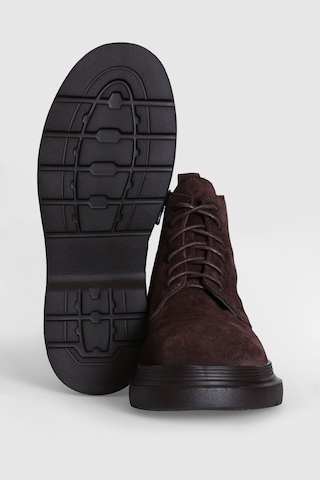 Marvın Erkek Deri Bot Kahverengi Kahverengi