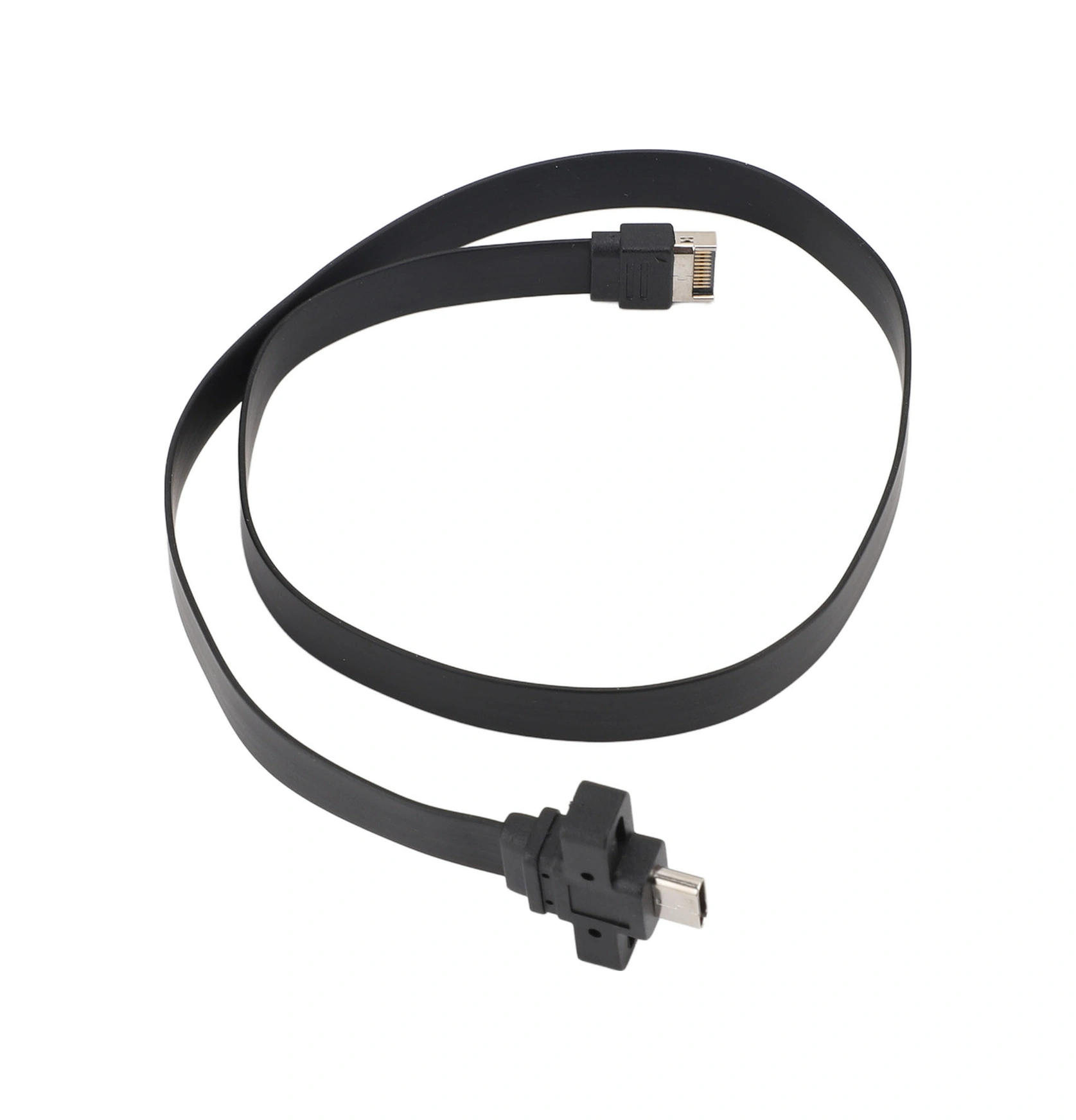 Vkemall 0.5m Tip-e'den Tip-c'ye Dönüştürücü Kablo, 20gbps Hızlı Veri Transferi, Vida Montajlı, Bilgisayar Ön Paneli Uyumlu