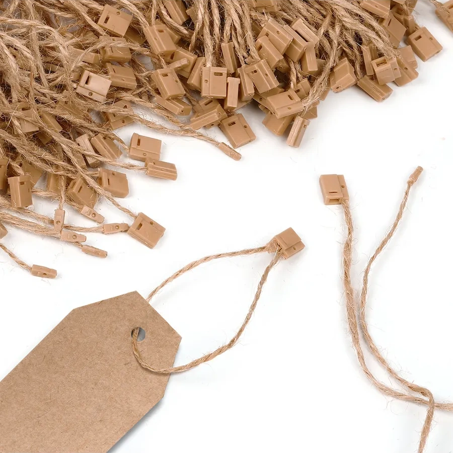 Tby 1000 Adet Kraft Şeklinde Mühürlü Ve Jüt Çekiçli Etiket Tutucu 289216600