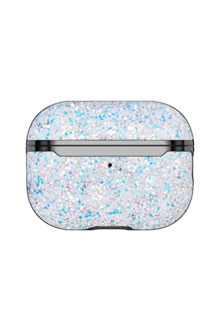 Onegif Apple Uyumlu Airpods Pro 2 nesil Bright Simli Kapak Gümüş