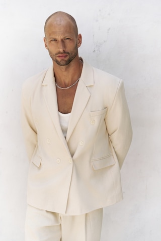 Mai Studios Co. Ayyubay Naturel Erkek Blazer Ceket Naturel