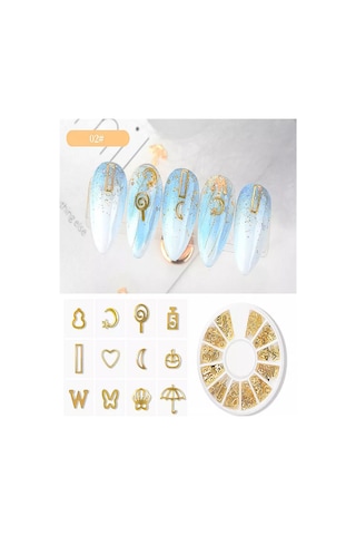 Metal Nail Art Tırnak Süsü F693-02