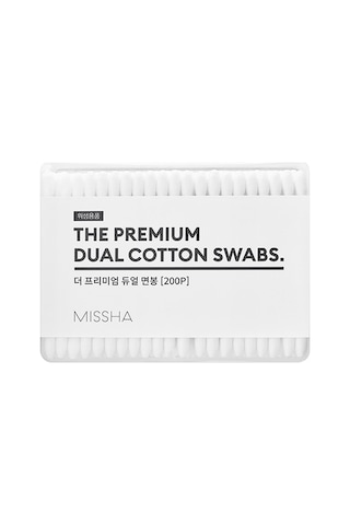 Yumuşak Dokulu, Çift Taraflı Pamuklu Çubuk Mıssha Premium Dual Cotton Swabs 200 Adet
