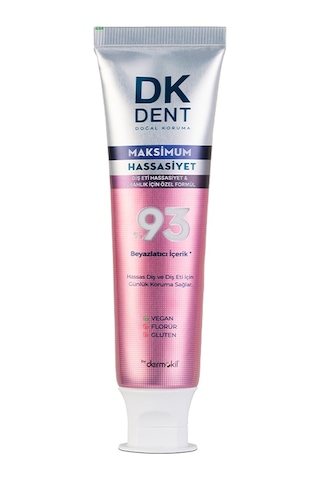 Dkdent %93 Beyazlatıcı Maksimum Hassasiyet Diş Macunu 75 ML