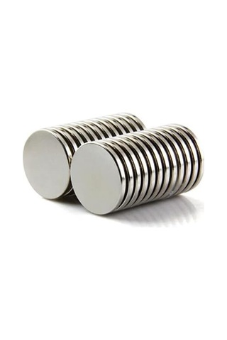 10 Adet 20x2 Mm Yuvarlak Güçlü Neodyum Mıknatıs Çap 20 Mm Kalınlık 2 Mm