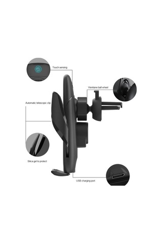 Wondernest M11 Otomatik Elektromanyetik 15w Araç Kablosuz Şarj Aparatı Braketi Std