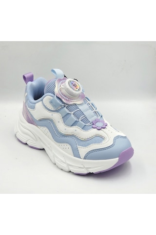 Lescon Jelly A.mavi Renk Makara Bağcıklı Kız Çocuk Sneaker Spor Ayakkabı Açık Mavi