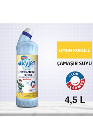 Bingo Oksijen Limon Kokulu Ekonomi Paket Çamaşır Suyu 6 x 750 ML