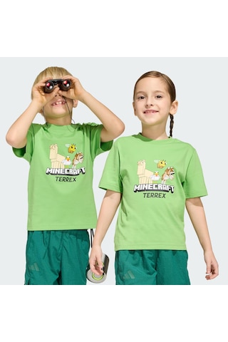 Adidas Minecraft Terrex Çocuk Tişört C-adıjz3587c40a00 Yeşil