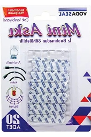 20'li Paket Mini Şeffaf Askı -