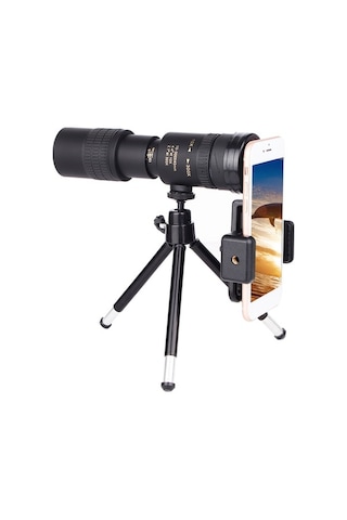 Pazly 10-300x40 Zoomlu Tek Gözlü Binokül: Ayarlanabilir Büyütme, Tripod Ve Fotoğraf Klem İle Kuş Izleme, Doğa Ve Seyahat İçin