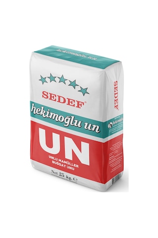 Hekimoğlu Un Sedef Unlu Mamüller Buğday Unu 25 KG
