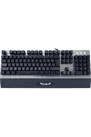 Rush RK701 Usb Kablolu 7 Renk Işıklandırmalı Mekanik Gaming Q Klavye