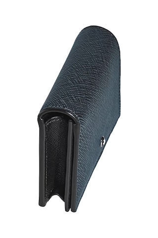 Mont Blanc Montblanc Sartorial Nano Continental Tweed Mavi Cüzdan 220380