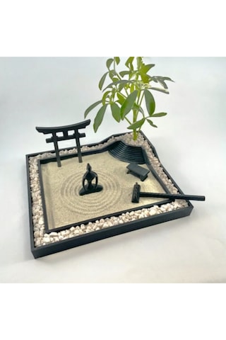 Zen Bahçesi Maketi Kum, Taş Ve Çiçek Hariç 3d Yazıcı Baskı