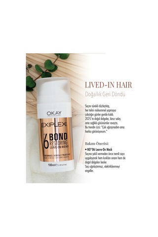 Nº6 Bond Restorıng Leave-on Mask 100ml Bağ Onarıcı Durulanmayan Maske