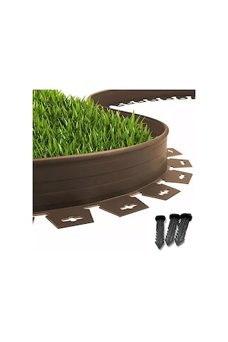Lux Garden Çim Ayırıcı 10 M Kahverengi Çim Sınırlayıcı Taş Toprak Ayıracı Çim Ayracı Çim Ayırıcı Bariyeri Sku: Smgstkb335d26e4e Diğer