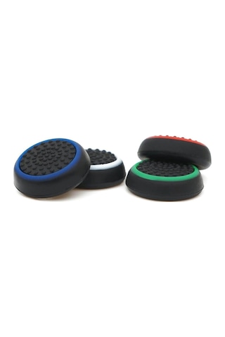 Noktalı Xbox One S/one X/xbox E/xbox 360 Analog Koruyucu Silikon Pad Siyah Beyaz