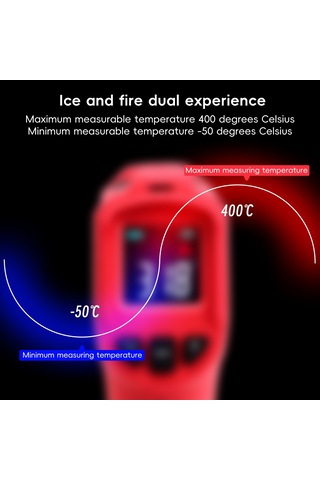 Benetech Gt313a Lcd Ekranlı Kızılötesi Termometre, Dahil Değil