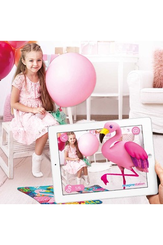 Ar Floor Puzzles Flamingo Aplikasyon Destekli Arttırılmış Gerçek