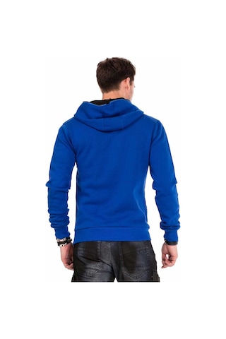 Cipo & Baxx Cl329 Gizli Yaka Fermuarlı Kapşonlu Sweatshirt 001