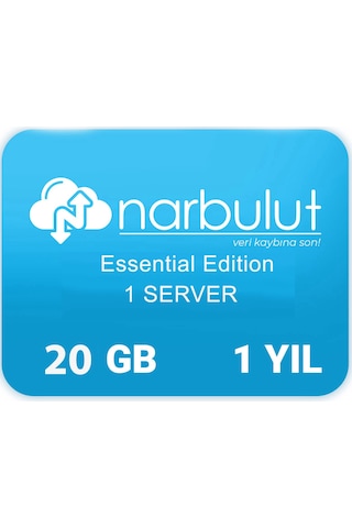 Narbulut Backup Now 20gb Essential Edition - 1 Year Of Basic Support İs İncluded.