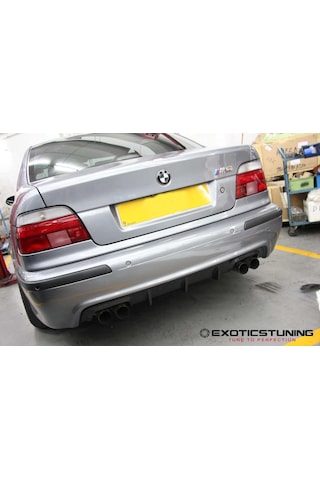 Bmw E39 1998-2004 Plastik Boyasız M5 Arka Difüzör