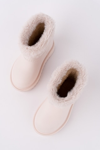 Muggo Frigus Çocuk Kürklü Yağmur Ve Kar Botu Bej