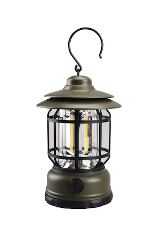 Shineyee Yeşil Usb Şarjlı Kamp Feneri, Dış Mekan Kullanımı, Ev İç氛围灯, Döner Işık Regülatörü, Dahili 1200mah Lityum Pil Yeşil