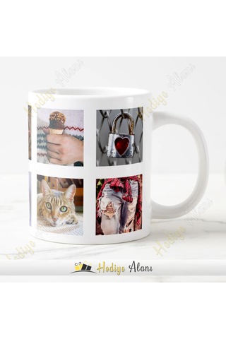Kişiye Özel Resimli Fotoğraflı Yazılı Baskılı Sihirli Kupa Bardak