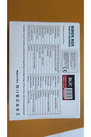 Blic Blm-90 Araç Kamerası 3'' Ekran + Ses + Fullhd + Üç Kamera