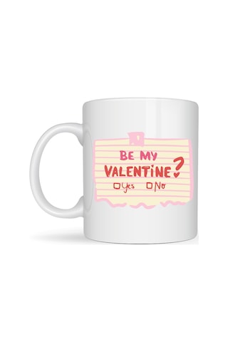 Northcity Be My Valentine Porselen Kupa - Sevgililer Günü Model 8 Özel Tasarım Ve 'benim Sevgilim Olur Musun ' Mesajı Diğer