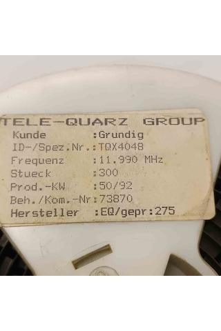 Tqx4048 11.990mhz Grundıng Diğer Kristaller 2 Adet