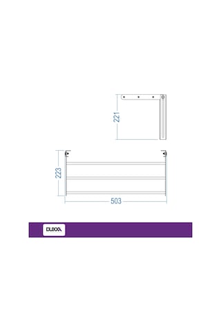 Balkon Katlanabilir Raf Havluluk Ss 304 Paslanmaz A.914 Inox
