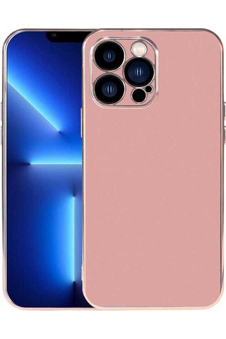 Apple Uyumlu iPhone 13 Pro Kılıf Zore Viyana Kapak Rose Gold