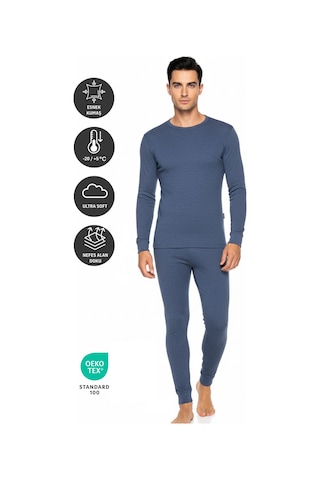 Thermoform Artica Unisex Termal İçlik Set Lacivert Çok Renkli